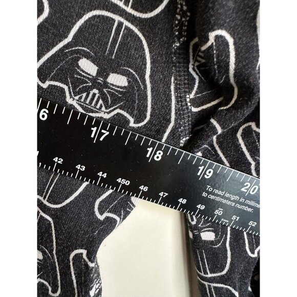 Hanna Andersson Pajama Long Sleeve Top Star Wars Darth Vader Unisex Small Black - Picture 7 of 8